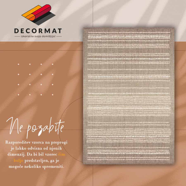 Alfombra vinílica Tela beige