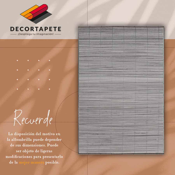 Alfombra vinilo cocina Estera de bambú