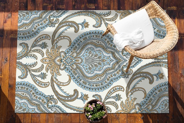 Alfombra exterior Textura de paisley