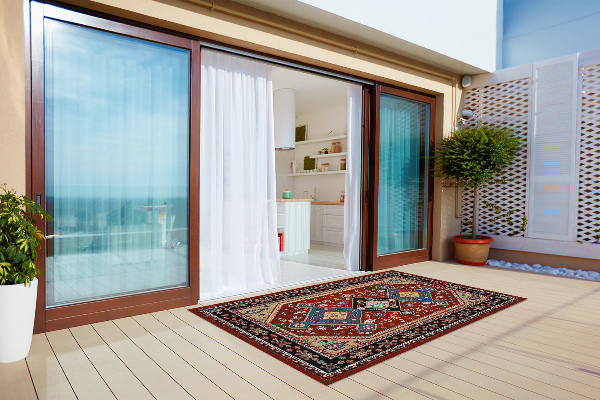Alfombra para terraza exterior Textura persa