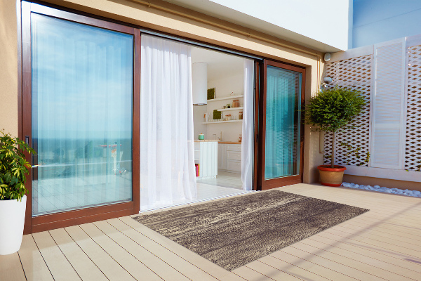 Alfombra para terraza exterior Hermosos tableros