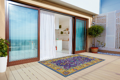 Alfombra para terraza exterior Detalles hermosos de estilo persa