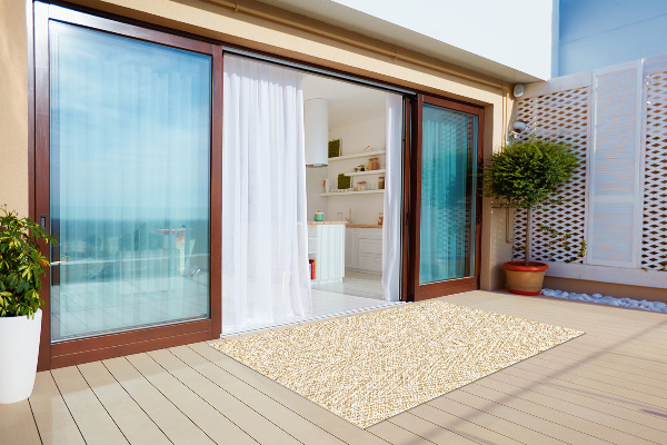 Alfombra para exterior Patrón de tela