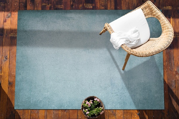 Alfombra exterior Hormigón azul