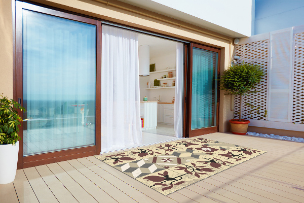 Alfombra exterior Azulejos de magnolia