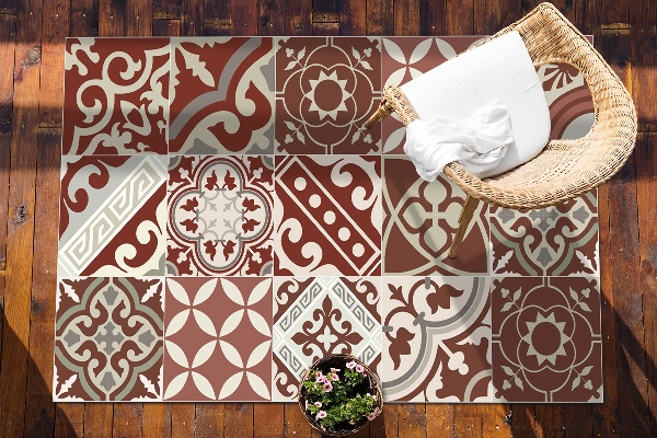 Alfombra terraza Talavera vintage