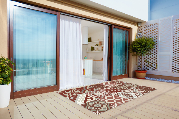 Alfombra terraza Talavera vintage