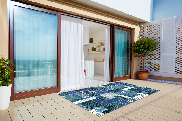 Alfombra exterior Mosaico tropical
