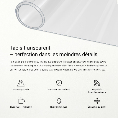 Vidrio blando transparente
