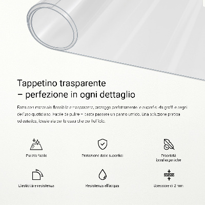 Vidrio blando transparente