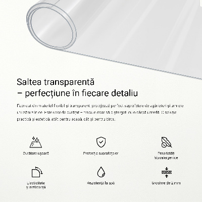 Vidrio blando transparente