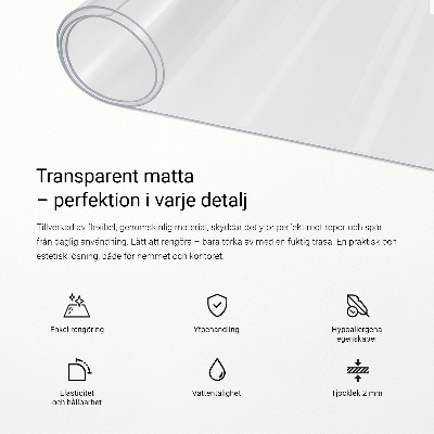 Vidrio blando transparente