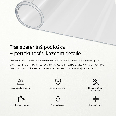 Vidrio blando transparente