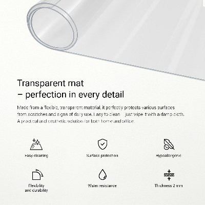 Vidrio blando transparente