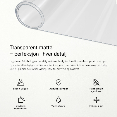 Vidrio blando transparente
