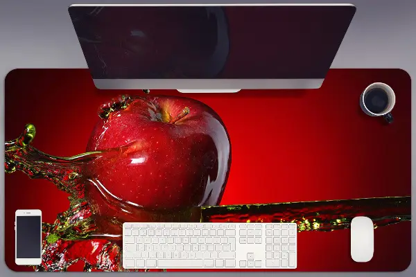 Alfombrilla escritorio Manzana roja