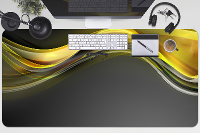 Alfombrilla escritorio Abstracción amarilla
