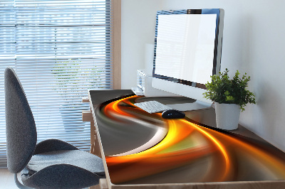 Alfombrilla escritorio Abstracción naranja