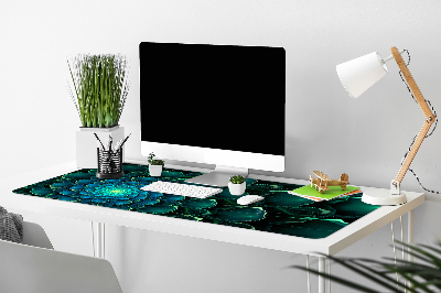 Alfombrilla escritorio Flor verde