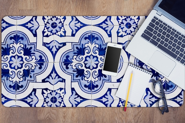 Alfombrilla para escritorio Baldosas azules