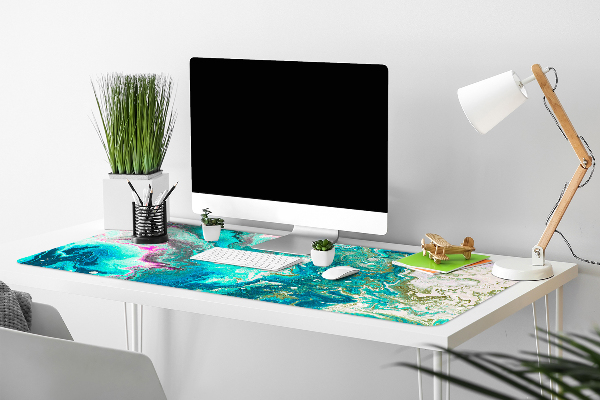 Alfombrilla escritorio Abstracción verde