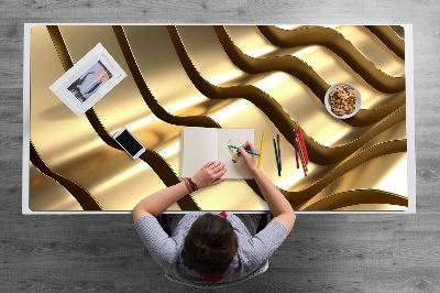 Alfombrilla escritorio Elementos dorados