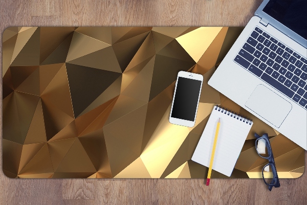 Alfombrilla escritorio Papel dorado
