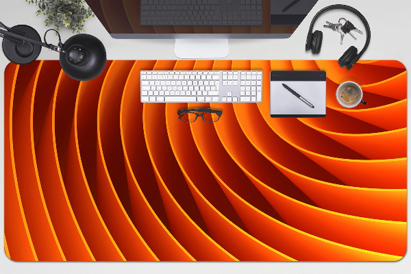Alfombrilla para escritorio Olas de naranja