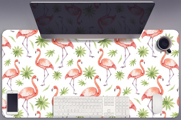 Alfombrilla escritorio Flamencos