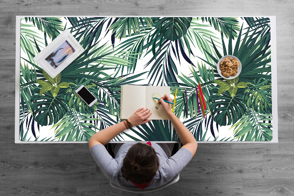 Alfombrilla escritorio Hojas tropicales