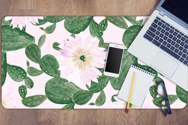 Alfombrilla para escritorio Cactus con flores