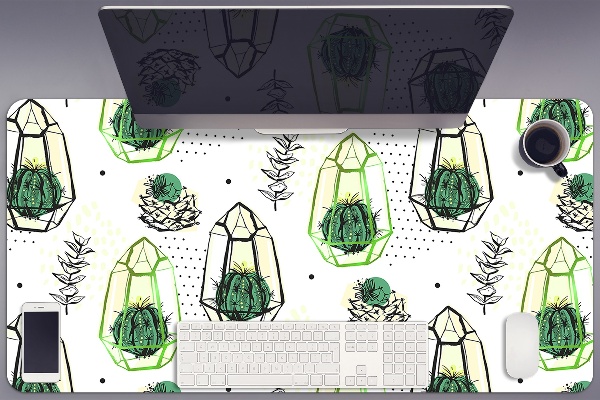 Alfombrilla escritorio Cactus en los sólidos