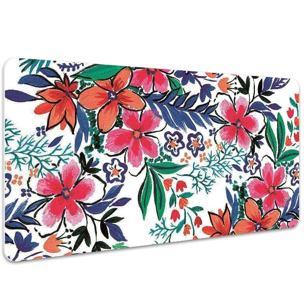 Alfombrilla escritorio Flores coloridas