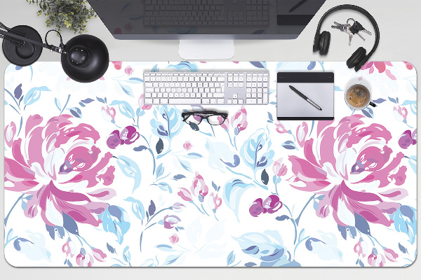 Alfombrilla para escritorio Flores moradas