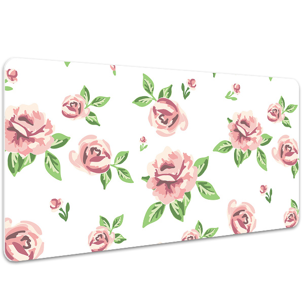 Alfombrilla para escritorio Flores pastel