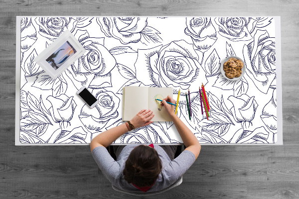 Protector de escritorio Rosas azules