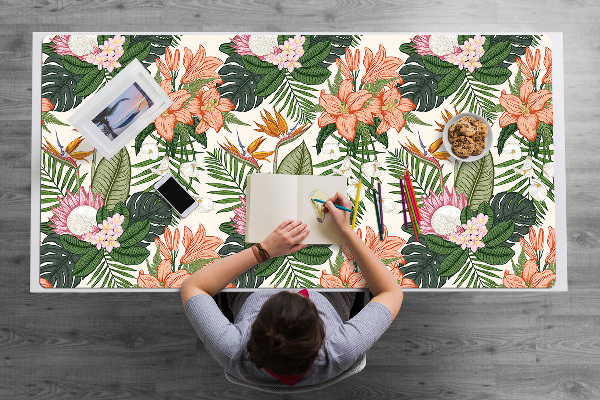 Alfombrilla escritorio Flores murales