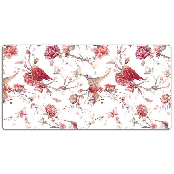 Alfombrilla escritorio Pájaros rojos