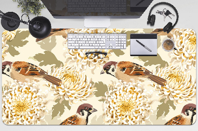 Alfombrilla escritorio Pájaros dorados