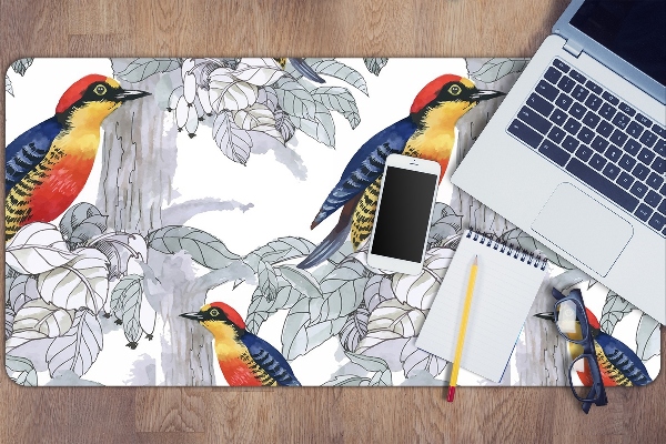 Alfombrilla escritorio Pájaros pintados