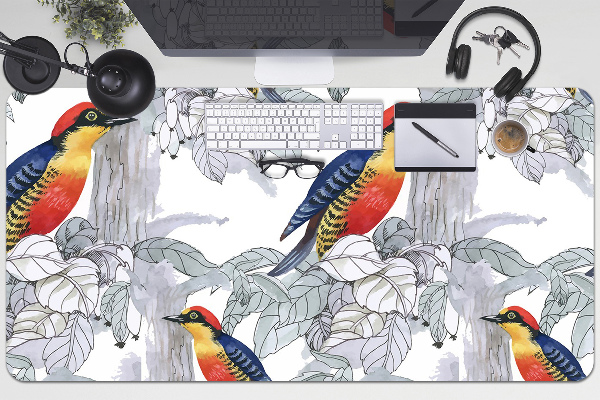 Alfombrilla escritorio Pájaros pintados