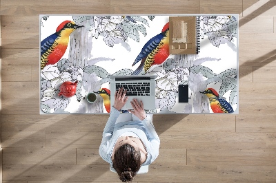 Alfombrilla escritorio Pájaros pintados