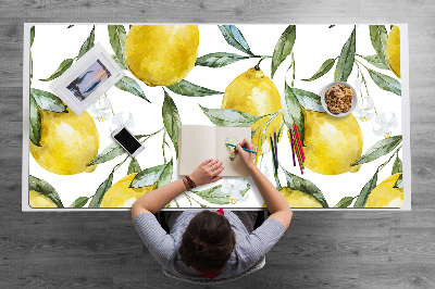 Alfombrilla escritorio Limones pintados