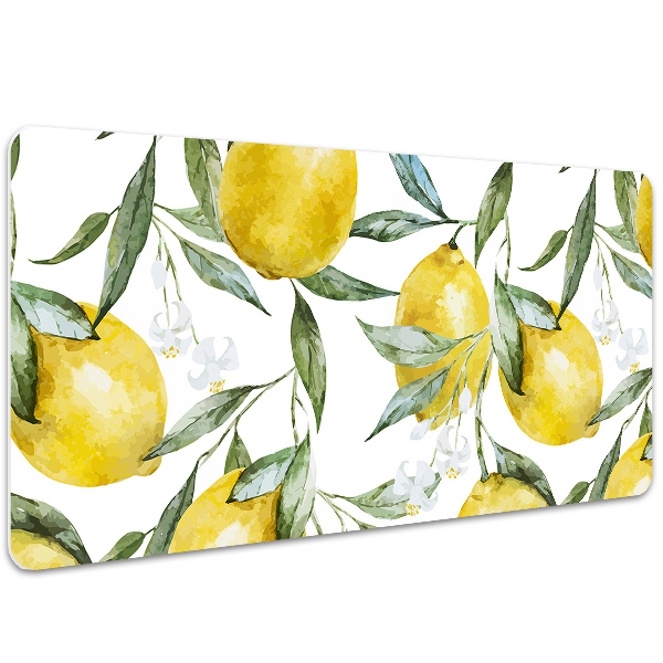 Alfombrilla escritorio Limones pintados