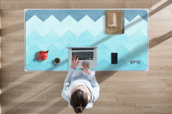 Alfombrilla para escritorio Patrón en zigzag