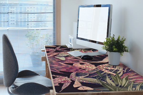 Alfombrilla escritorio Pájaros y hojas