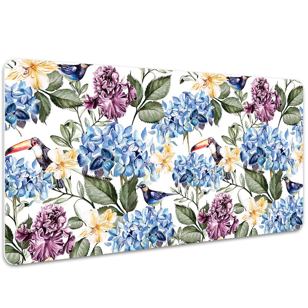 Alfombrilla escritorio Flores retro