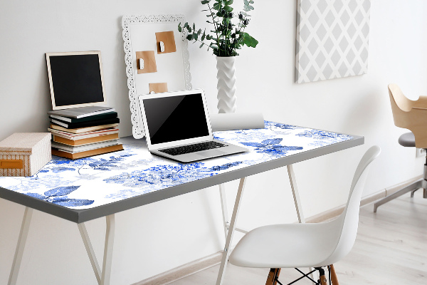 Alfombrilla para escritorio Hortensia azul
