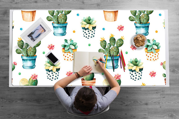 Alfombrilla escritorio Cactus pintado