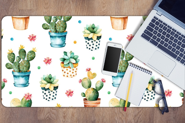 Alfombrilla escritorio Cactus pintado